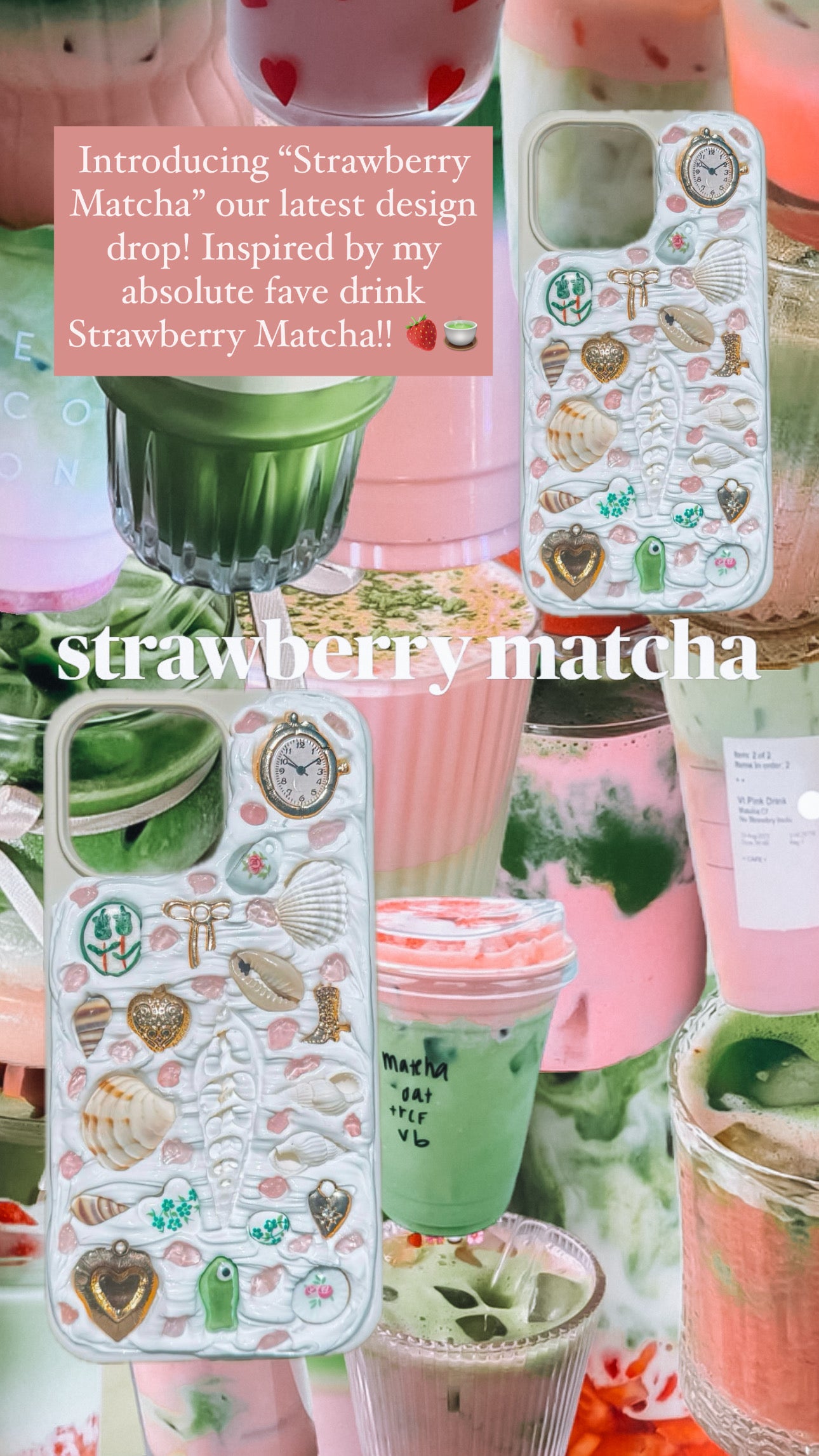 Strawberry Matcha